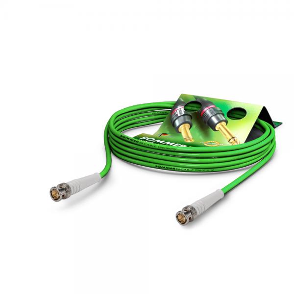 Sommer Cable Koaxkabel Focusline L, grün, 2,50m
