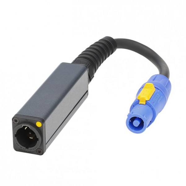 Sommer cable AC-Brick Adapter | NAC3FCA Powercon blau mit 30 cm Titanex 3G25/NAC3MPX Powercon True1