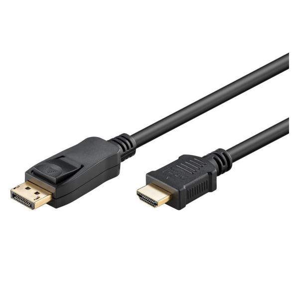 Basic Adapterkabel Displayport male->HDMI male